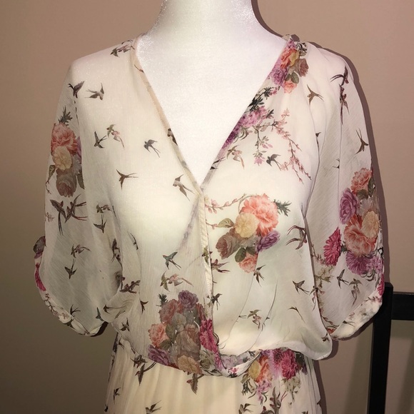 Zara Beautiful long floral dress - Picture 2 of 13